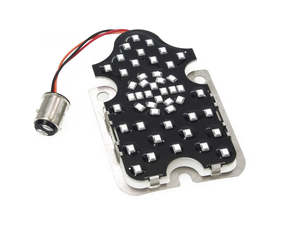 Taillight Associated Parts: LED Tombstone Tailight Insert. Fits Softail Heritage Springer/Classic 1997-2003 & Softail Deluxe 2005-2017. - Custom Dynamics