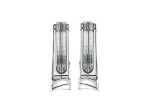 Taillight Associated Parts: LED Filler Panel Lights. Red Run & Brake with Amber Turn and Chrome Housing. Fits Ultra & Road King Touring Models 2014-2024 & Street/Road Glide ST 2022-2023 - Ciro3D