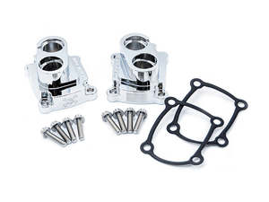Engine: Lifter Block Cover Set - Chrome. Fits Milwaukee Eight 2017up - Feuling