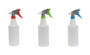 Best Sellers: 750ml round spray bottle with trigger – GREEN/BLUE/RED