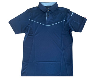 Polos: Pin High Mens Polo | Clay iron Blue