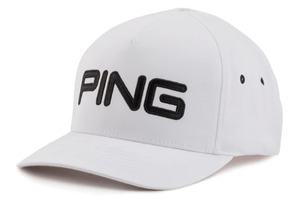 Caps: Ping Structured Cap |White