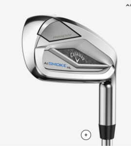 Callaway Paradym AI Smoke HL Irons - 5 - PW Ladies Graphite