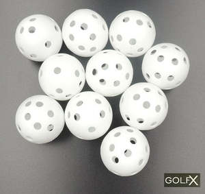 Training Aids: GOLFX AirFlow Practice Balls (10 Pack)