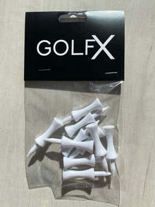 GolfX Plastic Tees 8 pk- 50mm