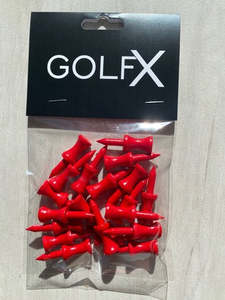 GolfX Wooden Tee 20 pk- 50mm
