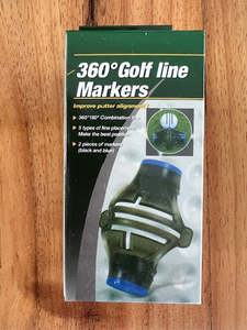 Putting: 360deg Golf Line Marker