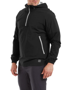 Wet Weather: FootJoy HydroLite X Rain Hoodie | Black