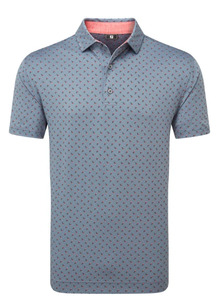 Polos: FootJoy Polo Flower Bud Follard | Flint