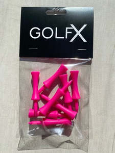 GolfX Plastic Tees 8 pk- 65mm