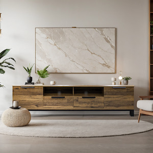 Corsi TV Stand, 1.8M, Elm