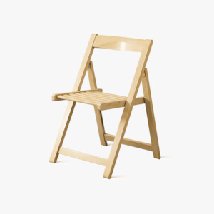 Dining Chairs: Lecce Foldable Dining Chair, Wood, Set of 2