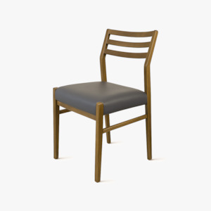 Dining Chairs: Lodi Dining chair, Walnut, Set of 2