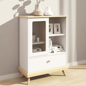 Bookcases: Gela Display Cabinet 80x40x108cm