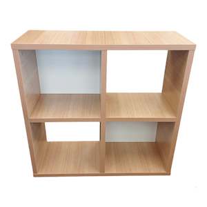 Bookcases: Parete 2-Tier Shelving, Red oak & White