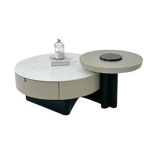 Ceselli Microcrystalline stone Round Coffee table