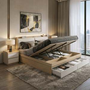 Turin Lux Storage Bed Base, King