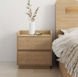 Turin Series: Turin Bedside Table, Oak