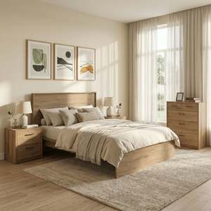 Clearance: Platsa Bedframe, King