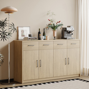Platsa Sideboard, Grey Oak