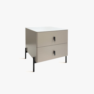 Staffa Bedside table, Beige