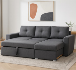 Sofas: Cuneo Sofa Bed, Dark grey
