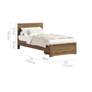 Corsi Storage Bed Frame, King single