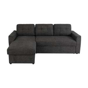 Products: Nola 3 Seater Sofa bed with Storage, Carbon Black
