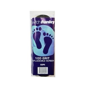 Switch Funky Foot File Replacement Screen 50pk 100 Grit