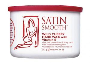Satin Smooth: Satin Smooth Wild Cherry Hard Wax with Vitamin E 397g