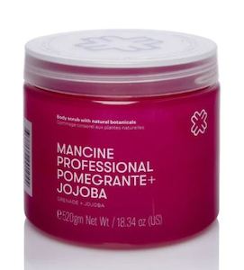 Mancine Professional Salt Body Scrub / Pomegranate + Jojoba 520g