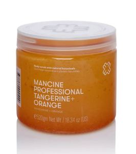 Mancine Professional Salt Body Scrub / Tangerine + Orange 520g