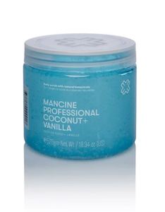 Mancine Professional Salt Body Scrub / Coconut + Vanilla 520g
