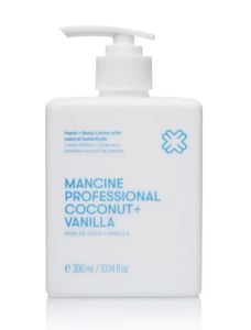 Mancine Professional Hand + Body Lotion / Coconut + Vanilla 300ml