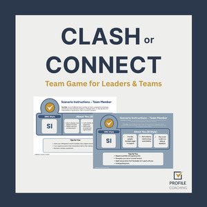 CLASH or CONNECT GAME - Organisations Profile Coaching