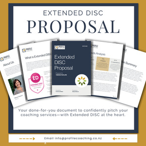 DISC Coaching Proposal Template Profile Coaching
