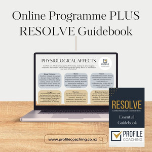 Products: RESOLVE Online Programme + Guidebook Profile Coaching