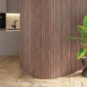 All: SECONDS | Linear Flex - Peaks - Black Walnut