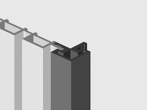 All: Slat Exterior WPC Panelling - External Corner