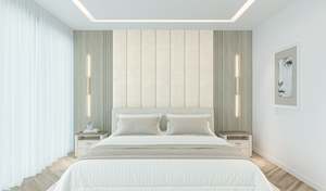 Opulence Headboard Panels: Opulence Headboard - Cream