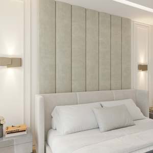 Opulence Headboard Panels: Opulence Headboard - Beige