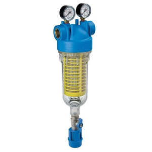 Filters: Hydra Selfcleaning Coarse Sediment Filter 90 Micron Stainess Steel Mesh Screen 1.5" Brass BSP In/Out