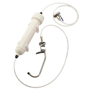 Filters: Under-bench Inline Filter Housing Kit with Tap and Fittings - Includes Carbon Block Filter