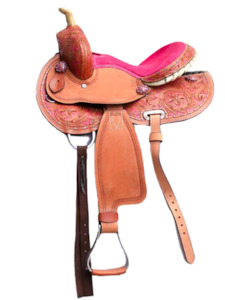 Bling Horse Tack Cheap: Pink Pony Western Saddle