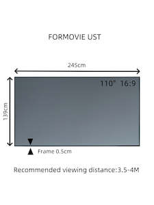 Ultra Short Throw: Formovie 80-120“ Inch Fresnel ALR Ultra Short Throw Projector Screen For UST