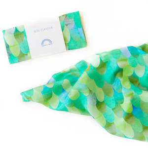 Playsilks: GREEN DRAGON - mini playsilk