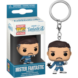 Aaa: Fantastic Four (2025) - Mister Fantastic Pop! Keychain