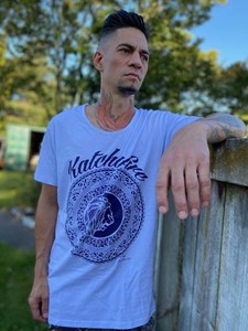 Katchafire Mens Mandala Tee Navy - PromoMerch