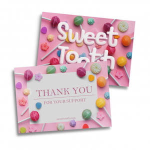Packaging Accessories: A5 Message Card