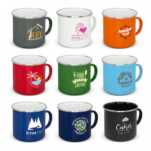 Cups Tumblers: Bendigo Enamel Mug